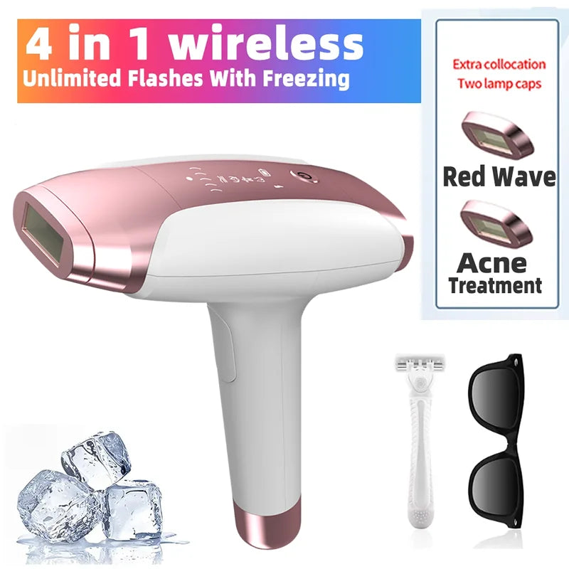 SmoothSkin™ IPL Hair Removal – 999,999 Flashes Laser Epilator for Women