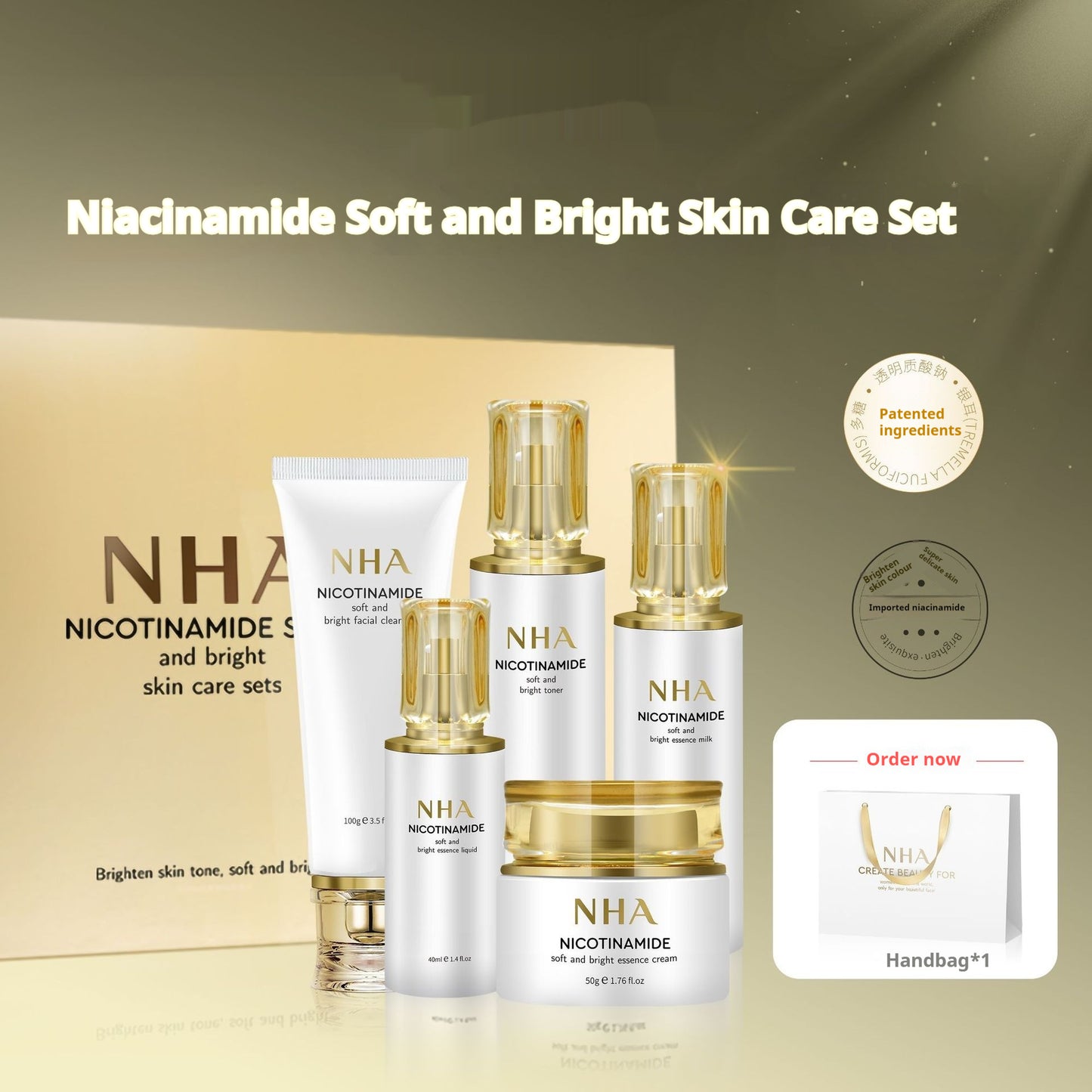 Nicotinamide Care Set - Brighten and Even Skin Tone