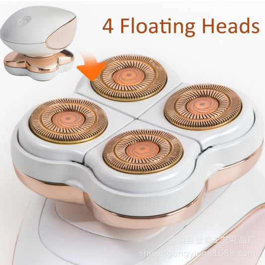 4-Head Floating Hair Removal Device-Gentle, Efficient ,and Pain-Free