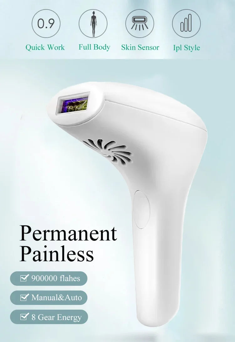 ProSkin™ IPL Hair Removal Device – Permanent Laser Depilator for Full Body